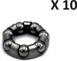 BLACKBEARING - Cage à billes - 1/4  x7 - Pour Boitier de pédalier - PACK10