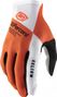 Gants Longs 100% Celium Orange / Blanc