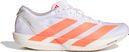 adidas Adizero Adios 9 Men's Running Shoes in White/Orange