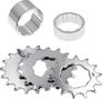 Kit single speed avec pignons 14, 16 et 18 dents .
