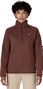 Maglione Patagonia Better da donna 1/4 di zip in pile marrone