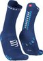 Pair of Compressport Pro Racing Socks v4.0 Run High Blue