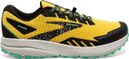 Brooks Divide 4 Trail Shoes Yellow Green Men's