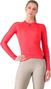 Maglia a maniche lunghe Castelli Espresso da donna ML rosso-grigio