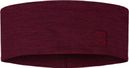 Fascia larga Buff Merino Bordeaux