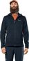 Giacca in pile Salewa Puez Rocca Uomo Blu