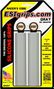 Coppia di ESI Grips silicone RACER'S Grigio 30 millimetri