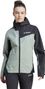 Dames adidas Terrex 2.5 Layer Multi Rain.Rdy Green Black Waterproof Jacket