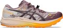 Asics Fuji Lite 5 Violet/Orange Women's Trail Shoes