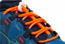 Lacets Ronds Elastiques Pour Chaussure De Randonnée Silicone - orange fluo