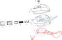 G chette Sram X01 Eagle Right