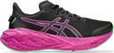 Asics Novablast 4 Lite-Show Laufschuhe Schwarz/Rosa Damen