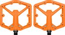 Crankbrothers Stamp 1 Gen 2 - Large Flat Pedals Orange
