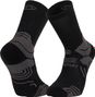 Bv Sport Trek GR Haute Wandersocken Schwarz/Grau