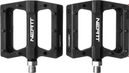 Pair of Flat Pedals Neatt Composite 8 Pins Black