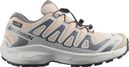 Salomon XA Pro Waterproof Trail Shoes, Beige/Gray, Kids'
