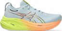Asics Gel-Nimbus 26 Laufschuhe Paris Blau/Orange/Gelb Damen