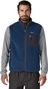Patagonia Klassiek Retro-X Heren Blauwe Mouwloze Fleece