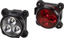 Pack Phare vèlo avant et arrière Lite 12020 lumens