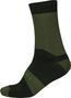 Paire de Chaussettes Endura Hummvee II Vert/Noir