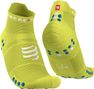 Paar Compressport Pro Racing Socken v4.0 Run Low Gelb