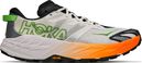 Zapatillas de trail Hoka Speedgoat 7 Blanco/Naranja/Verde para hombre
