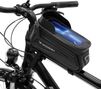 Sacoche de Cadre de Vélo Wozinsky 1 7L avec Housse de Téléphone Noir
