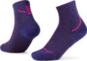 Buff Dryflx Quarter Socken Violett