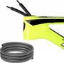 Velkyne Schaum-Schutzhülle Geräuschdämmung Interne Kabel Fahrrad 6 mm × 1,6 m Schwarz