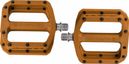 Burgtec MK4 Composite Flat Pedals Burgtec Brown