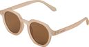 Cairn Hexa Crystal Glasses in Papaya Matte