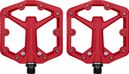 Paire de Pédales Plates Crankbrothers Stamp 1 Gen 2 - Small Rouge