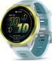 Montre GPS Garmin Forerunner 570 - 47 mm Blanc Jaune Bleu