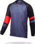 BBB answitchback Maglia MTB a maniche lunghe Grigio Nero Rosso
