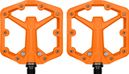 Paire de Pédales Plates Crankbrothers Stamp 1 Gen 2 - Small Orange