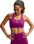 Nike Swoosh sportbeha met gemiddelde ondersteuning, roze, voor dames