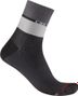 Chaussettes Castelli Elégente 12 Noir Gris