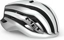 Casco Met Trenta 3K Carbon Mips Bianco Argento Opaco