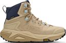 Chaussures de Randonnée Hoka Kaha 3 GTX Beige/Bleu Femme