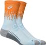 Asics Performance Run Crew-sokken Oranje/Blauw