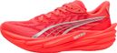 Chaussures Running Puma Deviate Nitro 4 Rouge/Argent Femme