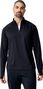 Maglia da uomo Brooks Dash 3.0 con zip a 1/4, nera