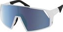 Scott Pro Shield White AMP Blue Chrome Sunglasses