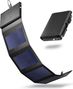Sunslice Photon Mini Chargeur Solaire Portable avec Batterie Externe Intégrée Noir