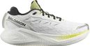Chaussures Running Salomon Aero Glide 4 Blanc/Jaune Homme