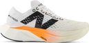 Chaussures Running New Balance FuelCell SuperComp Pacer v2 Blanc/Orange Femme