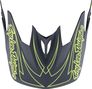 Visiera di ricambio per casco Troy Lee Designs D3 Grigio/Giallo