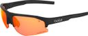 Gafas de sol Bollé Bolt 2.0 Negro Mate / Marrón Fantasma Rojo