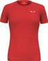 Women's Salewa Pedroc Dry Hybrid T-Shirt Red