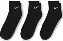 Calcetines acolchados Nike Everyday negro, unisex